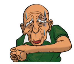 Lovely grandpa 2 "No Text" sticker #7361301