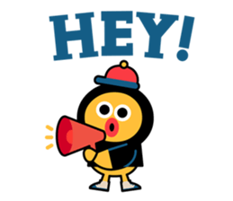 Birdie friends of happy athletic club! sticker #7362524