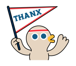 Birdie friends of happy athletic club! sticker #7362526