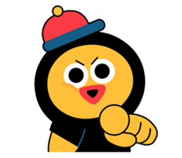 Birdie friends of happy athletic club! sticker #7362532