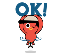 Birdie friends of happy athletic club! sticker #7362534