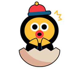 Birdie friends of happy athletic club! sticker #7362548