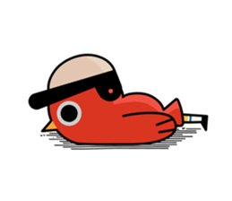 Birdie friends of happy athletic club! sticker #7362556