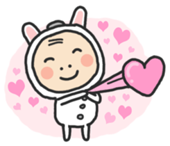 White Turnip Baby sticker #7362647