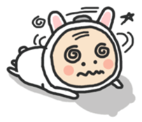 White Turnip Baby sticker #7362648