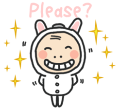 White Turnip Baby sticker #7362654