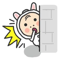 White Turnip Baby sticker #7362655