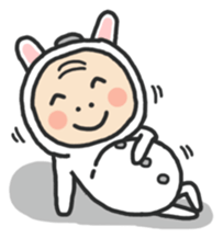 White Turnip Baby sticker #7362665