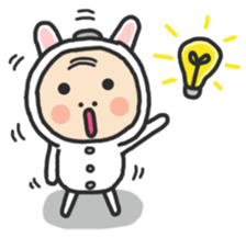 White Turnip Baby sticker #7362667