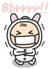 White Turnip Baby sticker #7362668