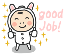 White Turnip Baby sticker #7362671