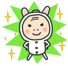 White Turnip Baby sticker #7362672