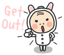 White Turnip Baby sticker #7362675