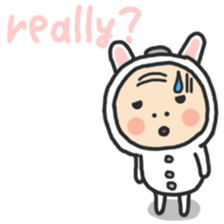 White Turnip Baby sticker #7362676