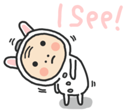 White Turnip Baby sticker #7362678