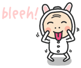 White Turnip Baby sticker #7362679