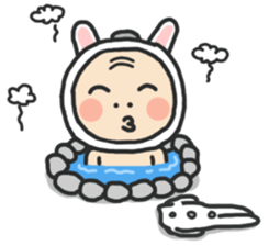 White Turnip Baby sticker #7362683