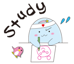 A Chick tama & a penguin mimi sticker #7362847