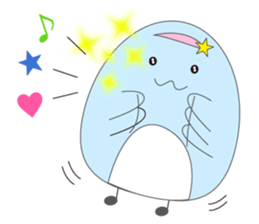 A Chick tama & a penguin mimi sticker #7362863