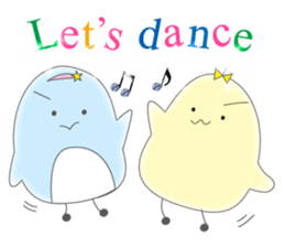 A Chick tama & a penguin mimi sticker #7362866