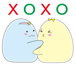 A Chick tama & a penguin mimi sticker #7362877