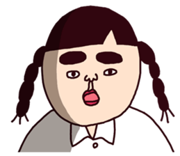 Cheerful girl in the world sticker #7363427