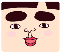 Cheerful girl in the world sticker #7363443