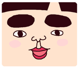 Cheerful girl in the world sticker #7363443