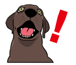 Solo the Labrador Retriever sticker #7363644
