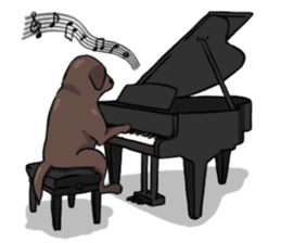 Solo the Labrador Retriever sticker #7363682