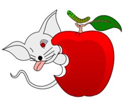 Cheerful Mouse sticker #7364132