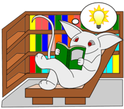 Cheerful Mouse sticker #7364136