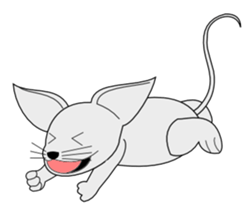 Cheerful Mouse sticker #7364142