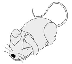 Cheerful Mouse sticker #7364143