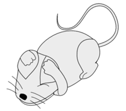 Cheerful Mouse sticker #7364143
