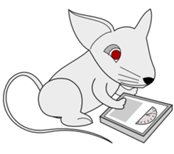 Cheerful Mouse sticker #7364151