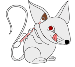 Cheerful Mouse sticker #7364156