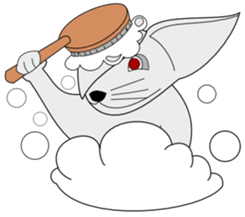 Cheerful Mouse sticker #7364160