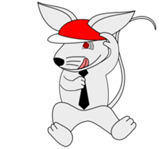 Cheerful Mouse sticker #7364161