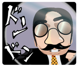 Mustache glasses 2 (In a love reason.) sticker #7364394