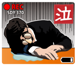 Mustache glasses 2 (In a love reason.) sticker #7364401