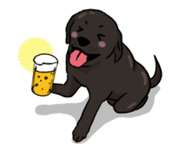 Doc the Labrador Retriever sticker #7364480