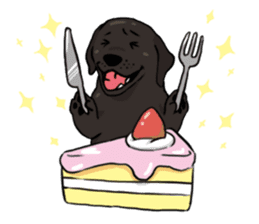 Doc the Labrador Retriever sticker #7364481