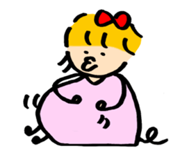 Yoko sticker of mom sticker #7364940