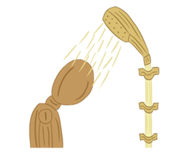 Daily Life of Wooden Man Models sticker #7365047