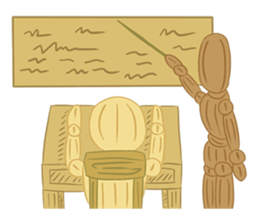 Daily Life of Wooden Man Models sticker #7365056