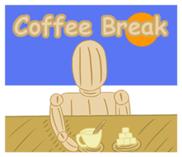 Daily Life of Wooden Man Models sticker #7365058