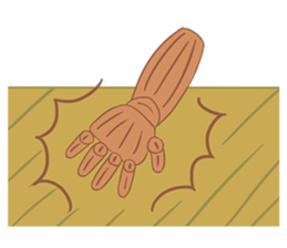 Daily Life of Wooden Man Models sticker #7365064