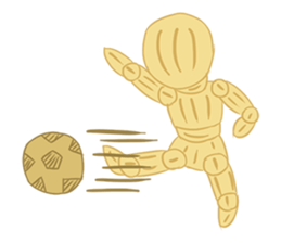 Daily Life of Wooden Man Models sticker #7365066