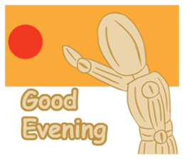 Daily Life of Wooden Man Models sticker #7365068